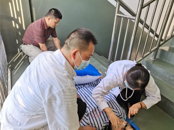 應(yīng)急演練現(xiàn)場。受訪單位供圖