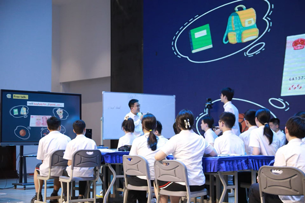 初中專場(chǎng)優(yōu)質(zhì)課展示。主辦方供圖