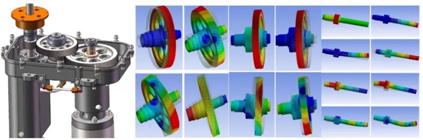超高速機械齒輪增速器示意圖。兩江協(xié)同創(chuàng)新區(qū)供圖