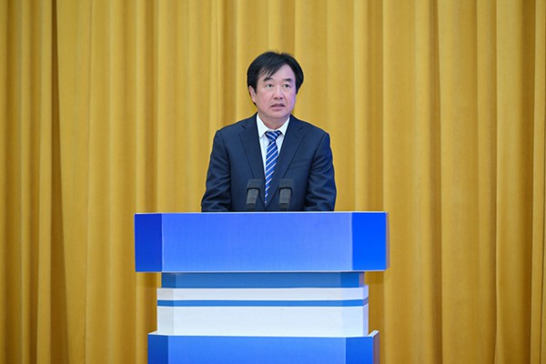 中國二冶集團(tuán)有限公司黨委書記、董事長徐永鋒。林豪 攝