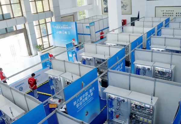 比賽現(xiàn)場。重慶工貿(mào)職業(yè)技術(shù)學(xué)院供圖