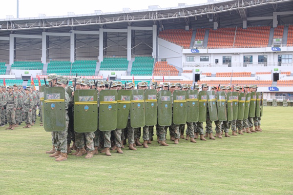 現(xiàn)場(chǎng)演練。大足區(qū)委宣傳部供圖