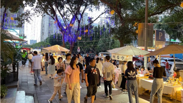 紫薇路。渝北區(qū)商務(wù)委供圖