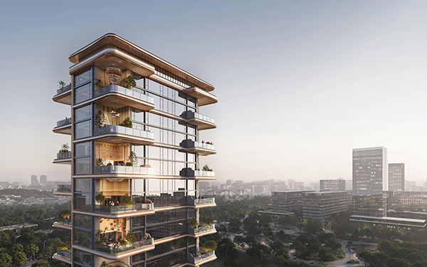 項(xiàng)目效果圖。重慶龍湖供圖