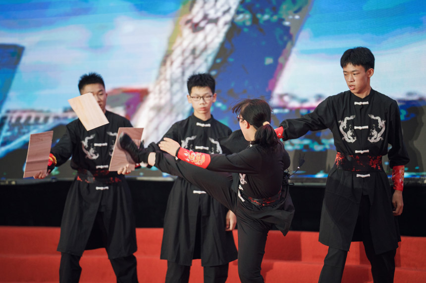武術(shù)表演。主辦方供圖