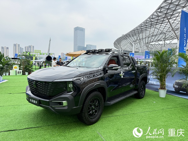 長安獵手K50。人民網(wǎng)記者 胡虹攝