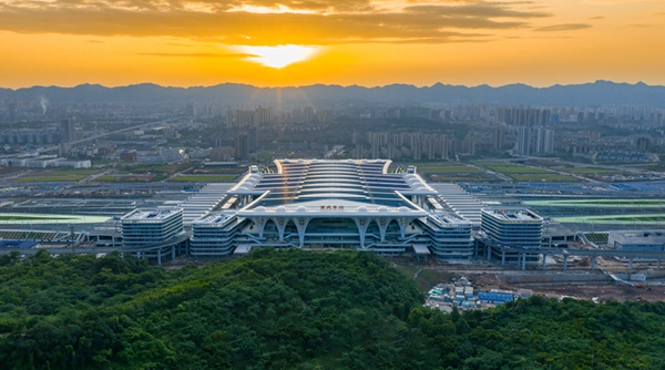 重慶東站。受訪者供圖