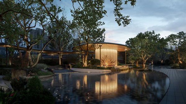 嘉和府項(xiàng)目景觀實(shí)拍圖。 聯(lián)發(fā)重慶供圖