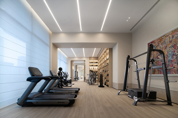 嘉和府架空層健身空間實(shí)拍圖。聯(lián)發(fā)重慶供圖