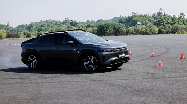 測(cè)試現(xiàn)場(chǎng)。長(zhǎng)安汽車供圖