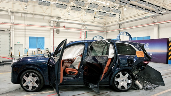 測(cè)試現(xiàn)場(chǎng)。長(zhǎng)安汽車供圖 