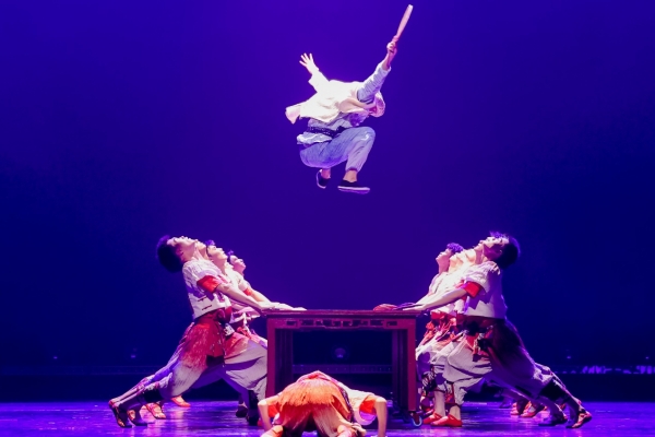 《上燈臺》表演現(xiàn)場。重慶師范大學(xué)供圖