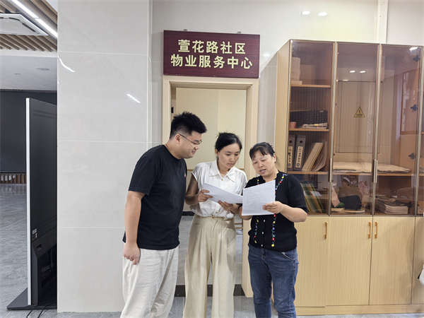 萱花路社區(qū)物業(yè)服務(wù)中心。勝利路街道供圖