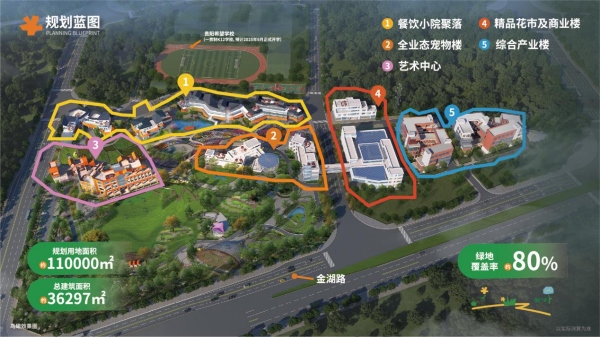 貴州首個(gè)花園式商業(yè)綜合體——幻花young項(xiàng)目規(guī)劃圖。主辦方供圖
