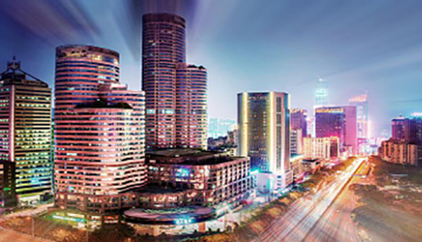 兩江假日酒店夜景。重慶兩江假日酒店管理有限公司供圖