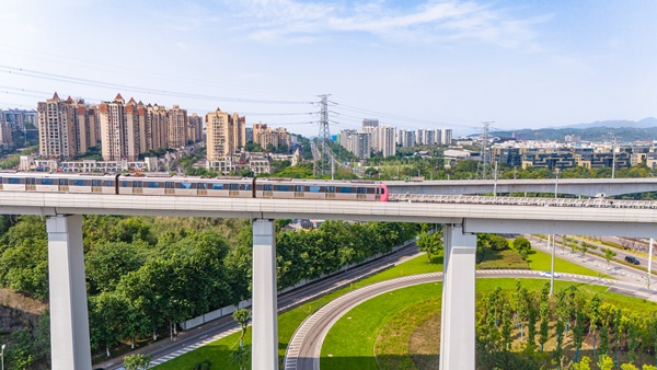 軌道交通6號線東站段。中國電建集團供圖