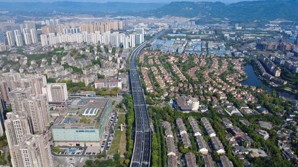 茶惠大道一期項目。重慶市設(shè)計院供圖