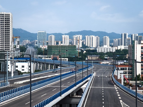 茶惠大道一期項目。重慶市設(shè)計院供圖