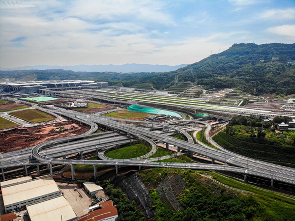 茶惠大道一期項目。重慶市設(shè)計院供圖