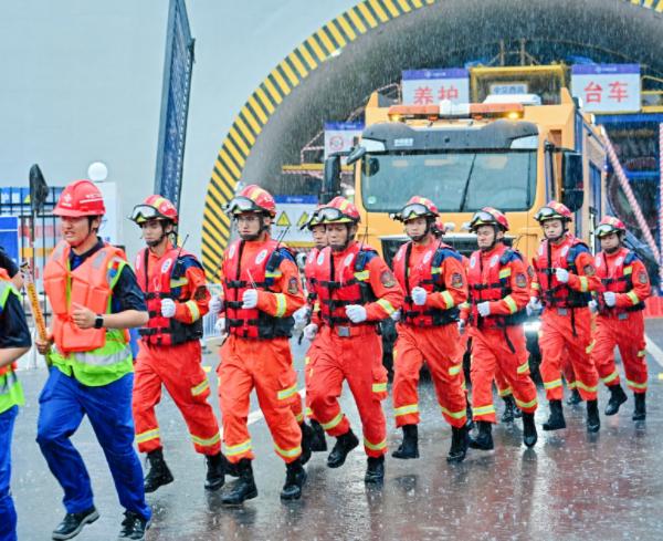 演練現(xiàn)場(chǎng)。中交二公局供圖