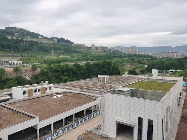萬州何家?guī)r污水處理廠。萬州區(qū)住房城鄉(xiāng)建委供圖