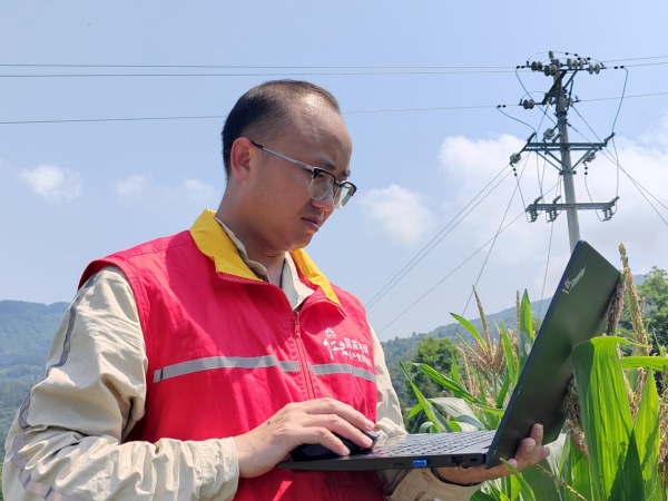 工作現(xiàn)場的汪強。梁燕攝