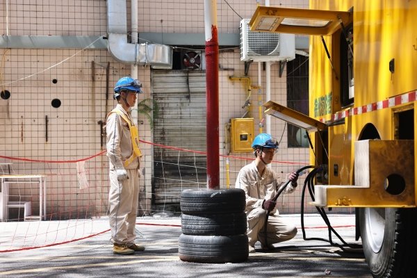 搶修現(xiàn)場(chǎng)。受訪單位供圖