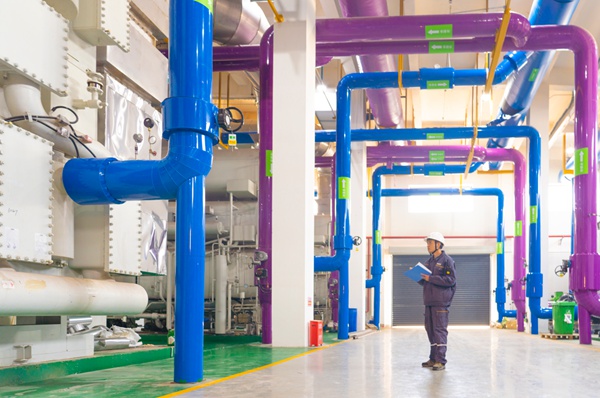 京東方B12分布式能源項目。重慶燃氣集團供圖