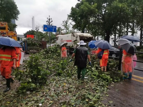 專業(yè)隊伍開展巡查搶險。郭旭攝