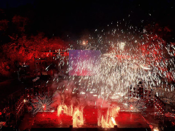 活動現(xiàn)場。重慶融創(chuàng)文旅城供圖