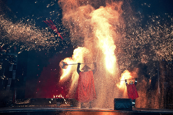 活動現(xiàn)場。重慶融創(chuàng)文旅城供圖