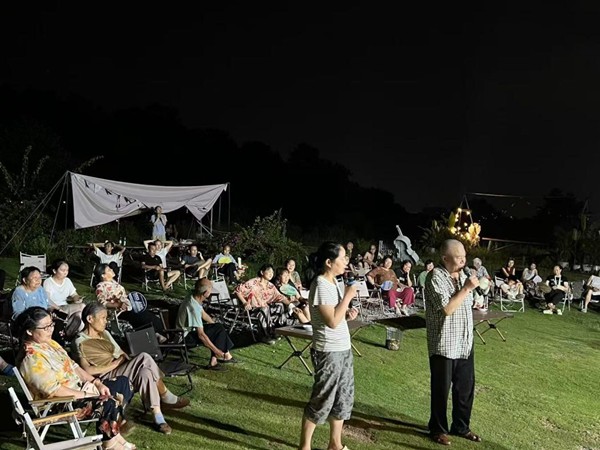 村民自由合唱。西南大學鄉(xiāng)村振興戰(zhàn)略研究院供圖