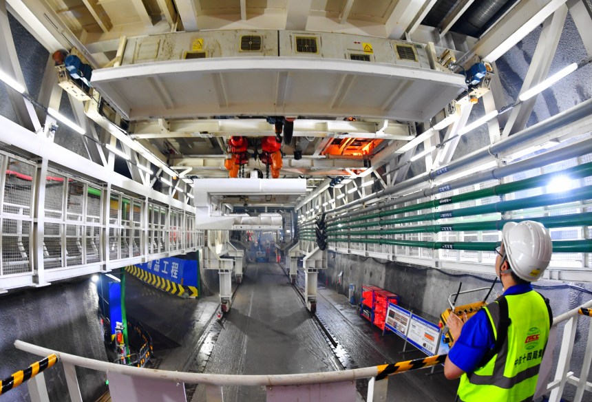 施工現(xiàn)場(chǎng)。受訪者供圖