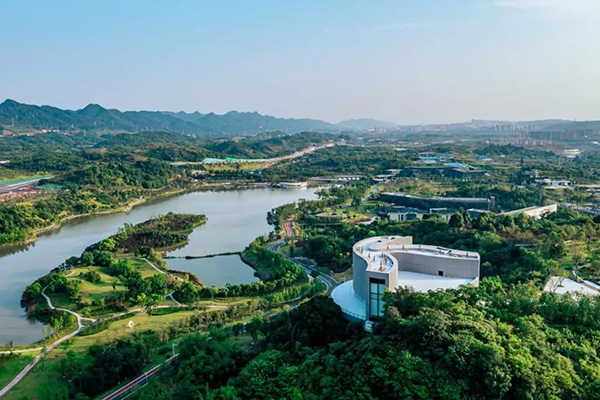 明月湖。兩江協(xié)同創(chuàng)新區(qū)供圖