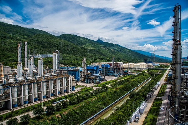華峰化工園區(qū)。建行重慶市分行供圖