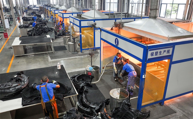 博邦生產(chǎn)車(chē)間。墊江縣融媒體中心供圖 第1眼TV-華龍網(wǎng)發(fā)