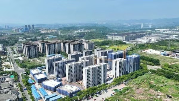 項(xiàng)目全景。重慶市住房和城鄉(xiāng)建委供圖