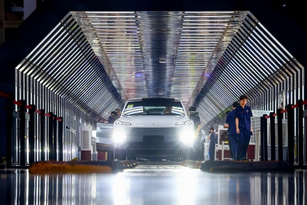 深藍汽車下線。受訪者供圖