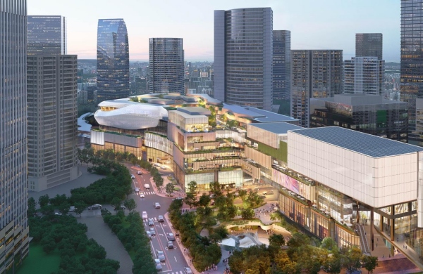 中環(huán)萬象城效果圖。受訪者供圖