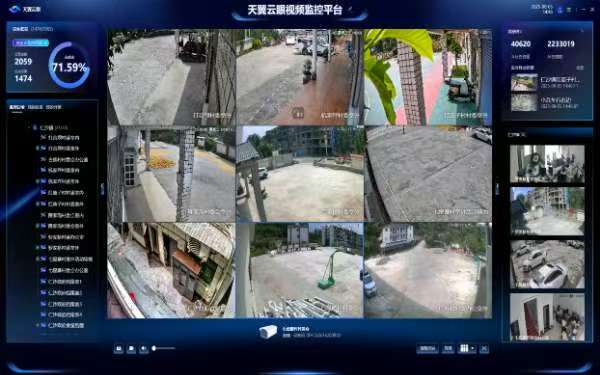 天翼云眼視頻監(jiān)控平臺。中國電信供圖