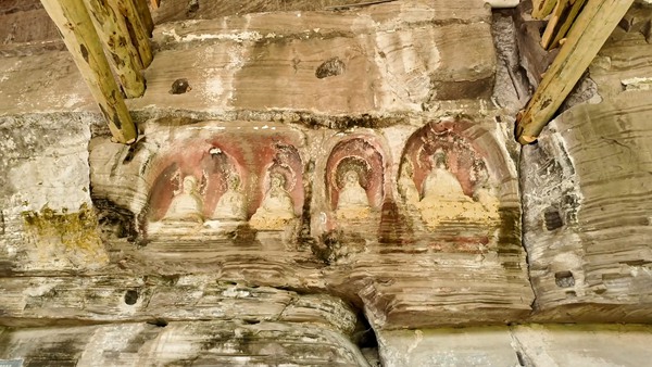 摩崖造像。大足區(qū)融媒體中心