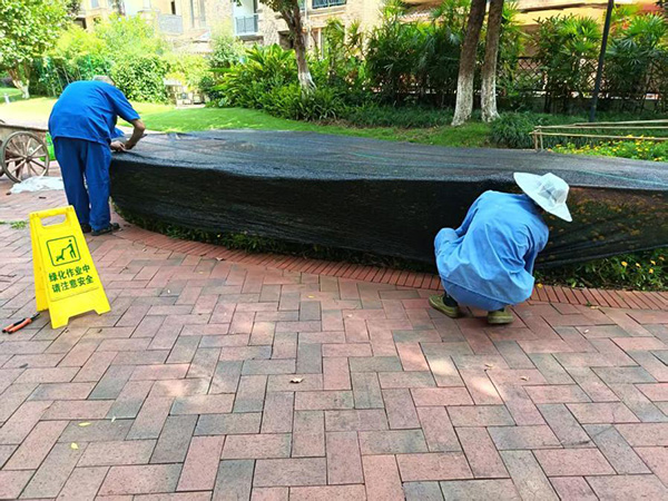 招商積余重慶公司：物業(yè)人高溫之下的堅守