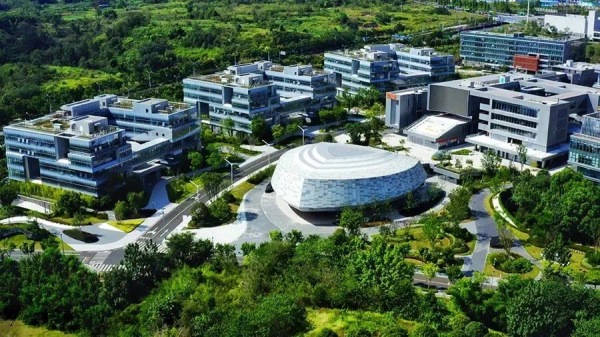 明月湖-聯(lián)合產(chǎn)業(yè)創(chuàng)新基地。兩江協(xié)同創(chuàng)新區(qū)供圖