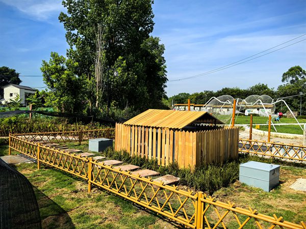 璧山項(xiàng)目田園式農(nóng)村污水收集回田灌溉處理設(shè)施。重慶環(huán)投集團(tuán)供圖