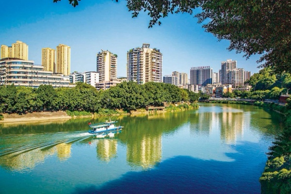 綦河風(fēng)光。胡光銀攝