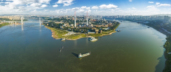 兩江四岸”治理提升九龍半島段項(xiàng)目一期。重慶市住房城鄉(xiāng)建委供圖