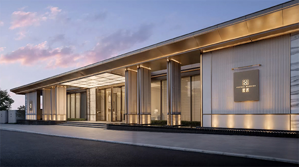 熙宸社區(qū)大門實景圖。重慶華僑城供圖