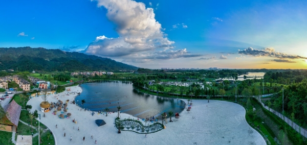 龍水湖旅游度假區(qū)。大足區(qū)委宣傳部供圖