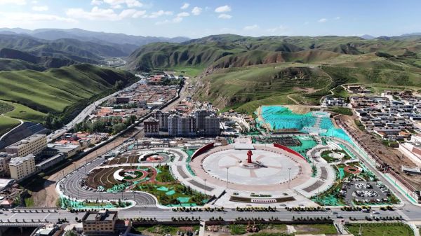 甘南鑄牢中華民族共同體意識主題教育實踐基地。中建橋梁供圖