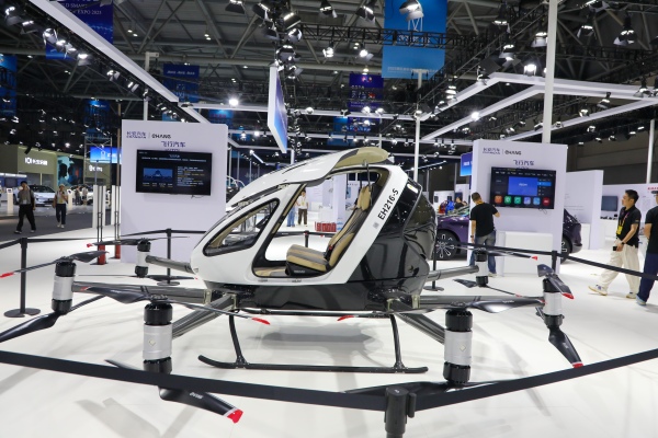 長安汽車ＥＨ216-Ｓ載人航空器。曹檢攝